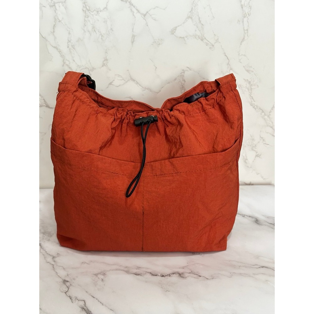 Lightweight Nylon Drawstring Shoulder Bag